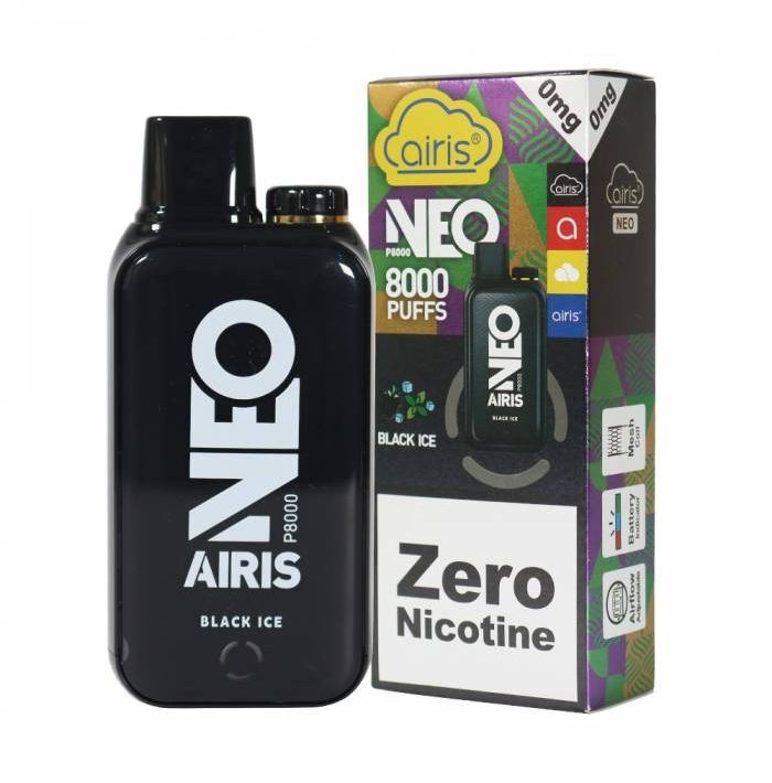 Vaporizador Airis Neo 8000 Puffs Black Ice