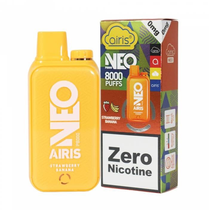 Vaporizador Airis Neo 8000 Puffs Strawberry Banana