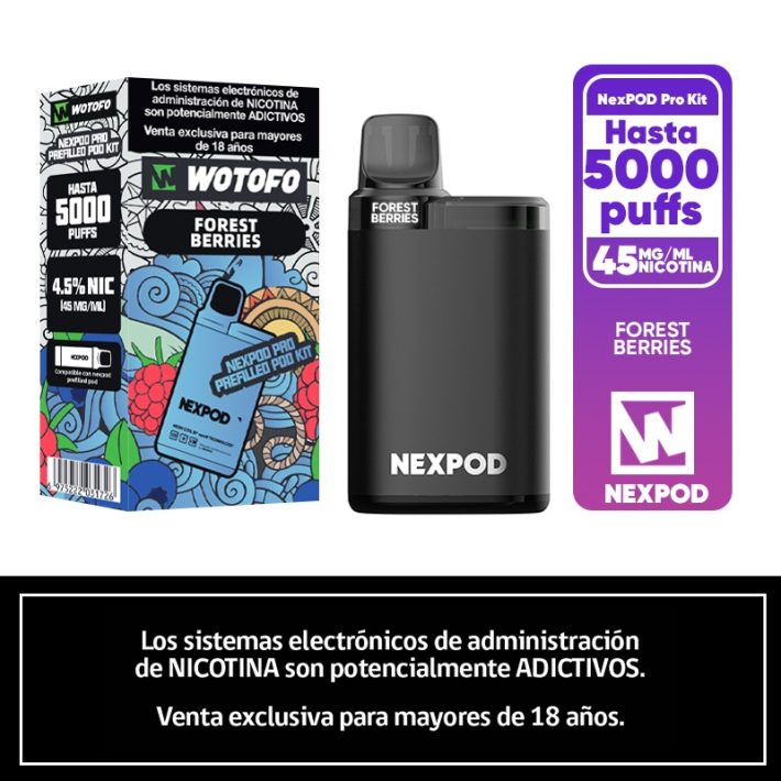 NexPOD Kit 5000 Puffs – Forest Berries