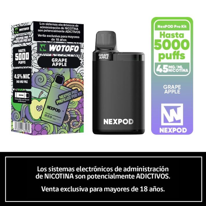 NexPOD Kit 5000 Puffs – Grape Apple