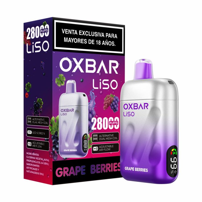Oxbar Liso 28000 Puffs - Grape Berries