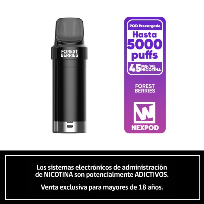 NexPOD Recarga 5000 Puffs – Forest Berries