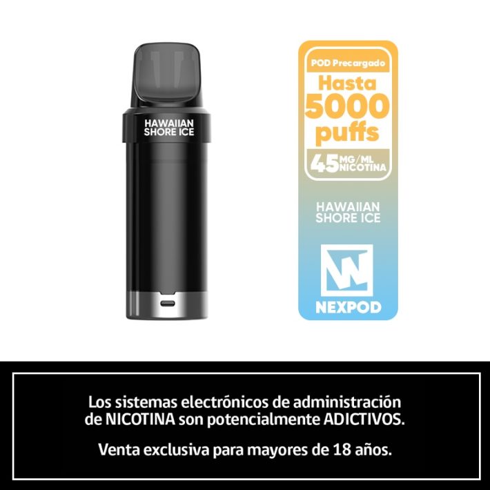 NexPOD Recarga 5000 Puffs – Hawaiian Shore Ice