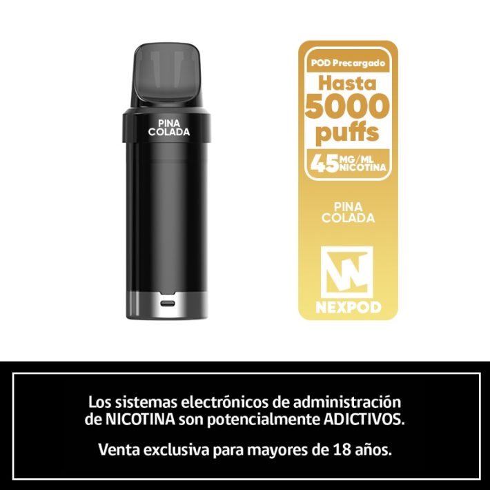 NexPOD Recarga 5000 Puffs – Piña Colada