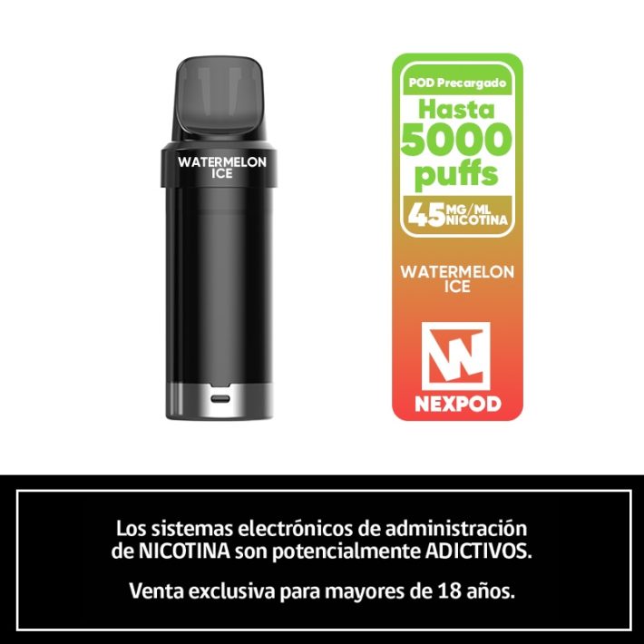 NexPOD Recarga 5000 Puffs – Watermelon Ice