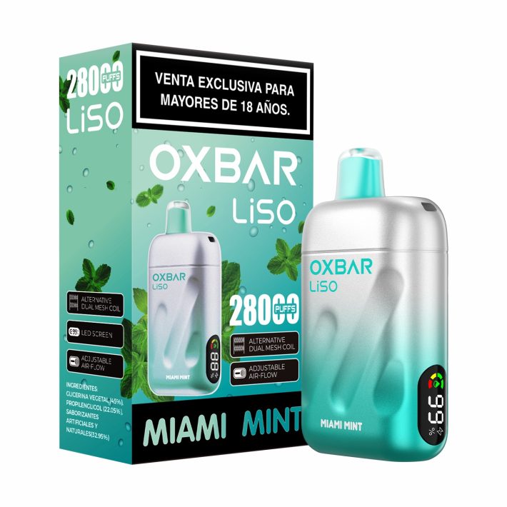 Oxbar Liso 28000 Puffs - Miami Mint