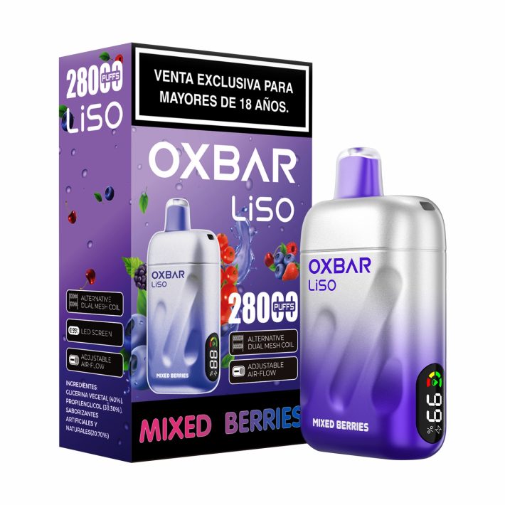 Oxbar Liso 28000 Puffs - Mixed Berries