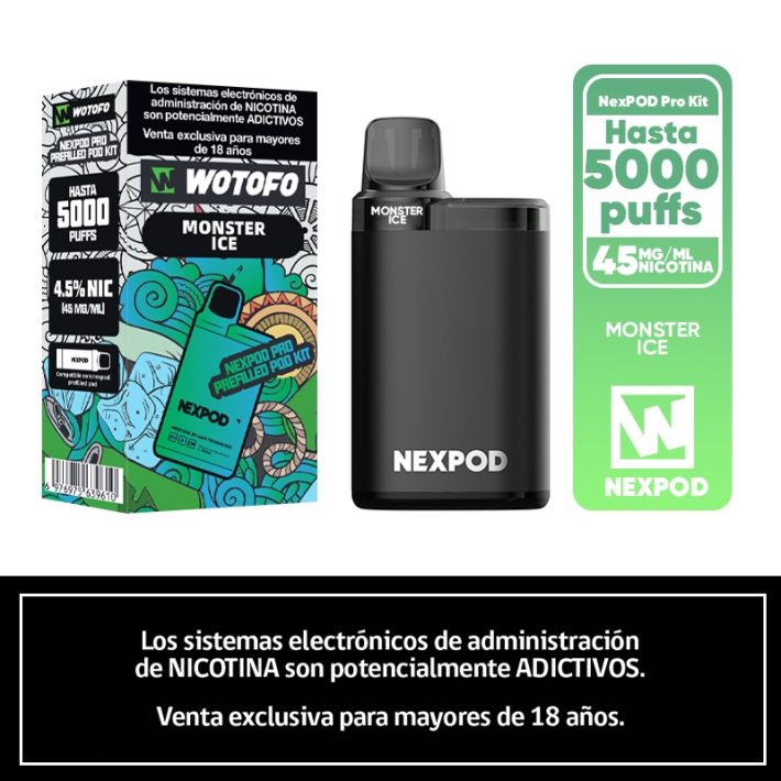 NexPOD Kit 5000 Puffs – Monster