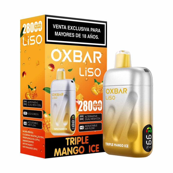 Oxbar Liso 28000 Puffs - Triple Mango Ice