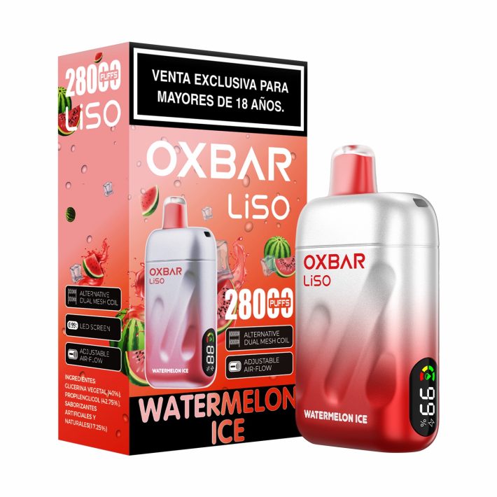Oxbar Liso 28000 Puffs - Watermelon Ice