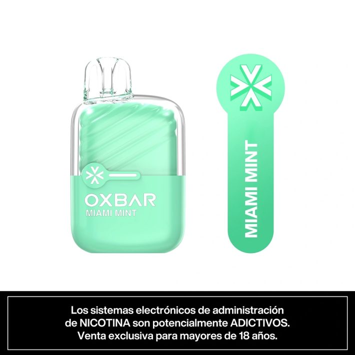 Oxbar Mini 2200 Puffs – Menta Tropical