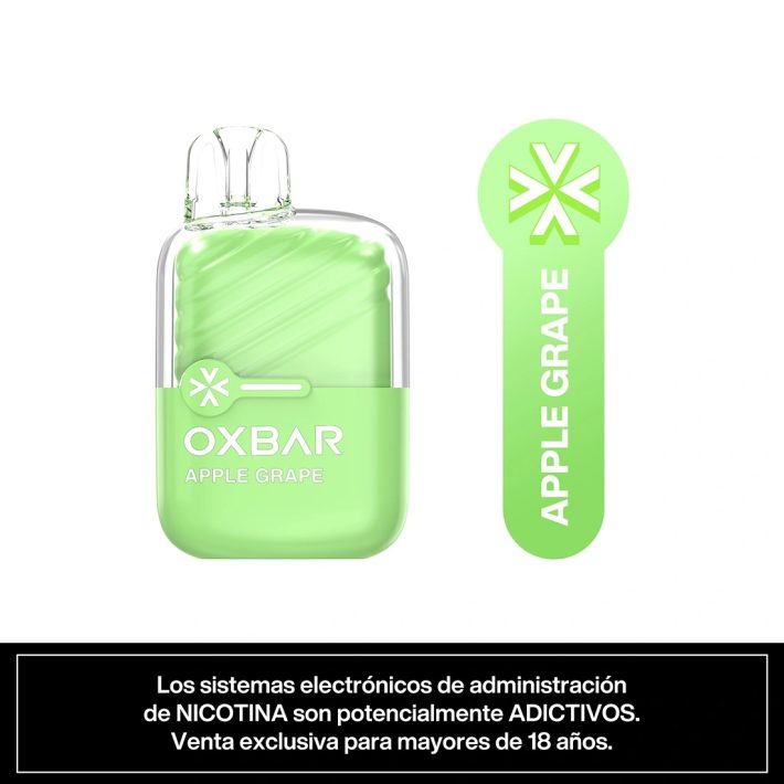 Oxbar Mini 2200 Puffs – Uva Manzana