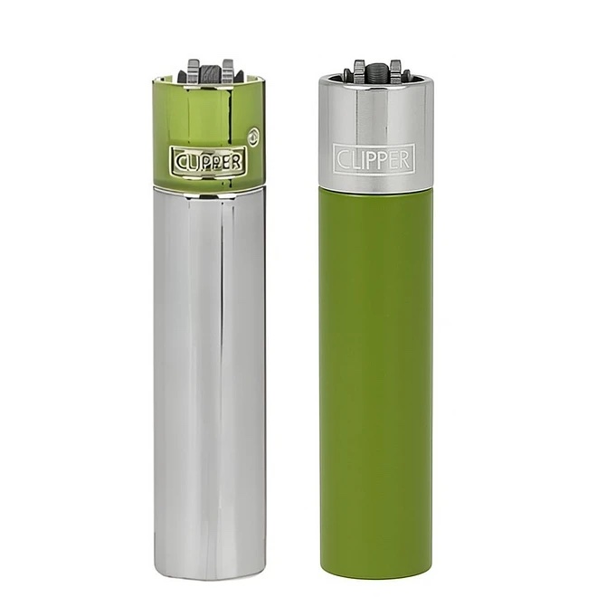 Encendedor Clipper Metálico Pistachio