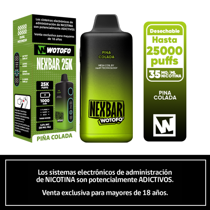 Nexbar 25K Puffs – Piña Colada