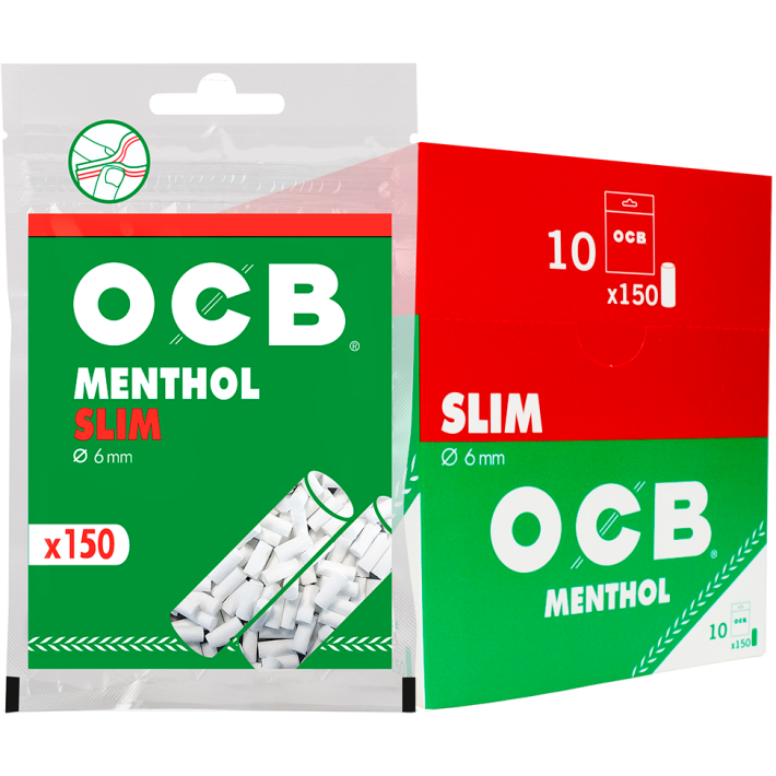 Filtros Slim Mentolado OCB