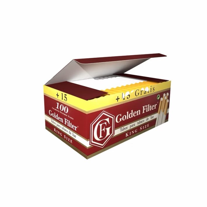 Tubos Golden Filter 115 Unidades
