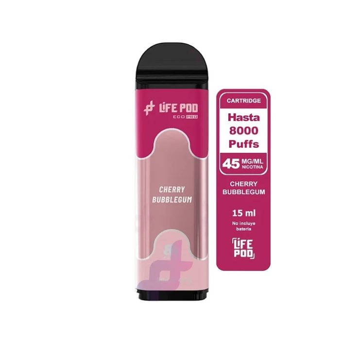 Life Pod Recarga Cherry Bubblegum 8.000 Puff
