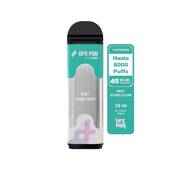 Life Pod Recarga Mint Bubblegum 8.000 Puff