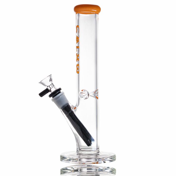 Calvo Glass Bong Straight Tube Lite Naranjo 26cm